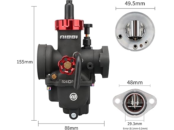NIBBI Motorcycle Carburetor PE26FL