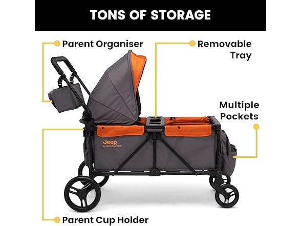 Jeep Sport All-Terrain Stroller Wagon
