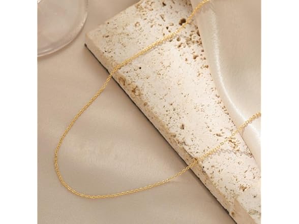 QREEMUU QREEMUU 14K Yellow Gold Rope C