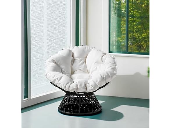 OSP Home Furnishings Wicker Papasan Chair