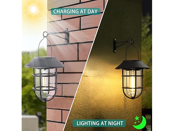 Black Wall Lantern 2 Pack