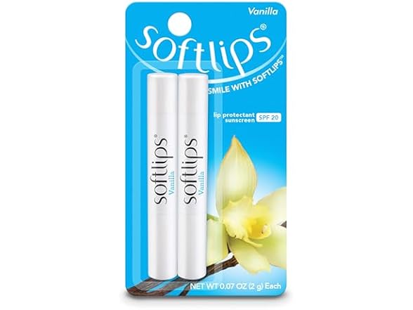 Softlips Daily Lip Moisturizer For Very Dry Lips 2 Ct