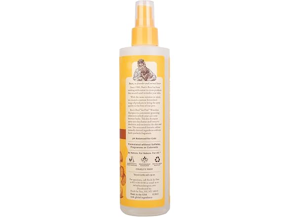 Burt's Bees for Pets Waterless Cat Shampoo, 6-Pack