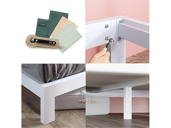 Zinus Zinus Arnav Metal Platform Bed Frame, Wo