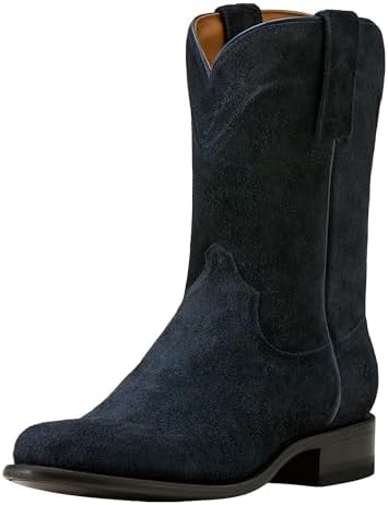 ARIAT Men's Yellowstone Midnight Rancher Western Boot, Oiled Navy Roughout, 11.5 Wide