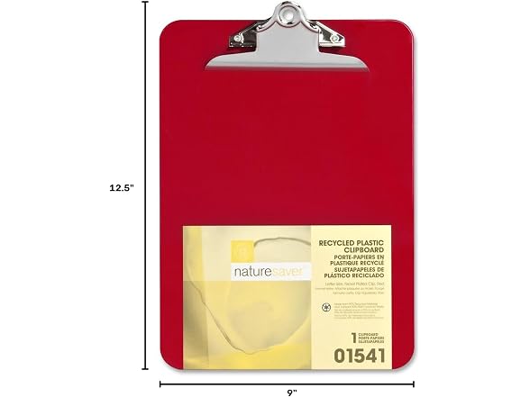 Recycled Plastic Clipboards, 1"