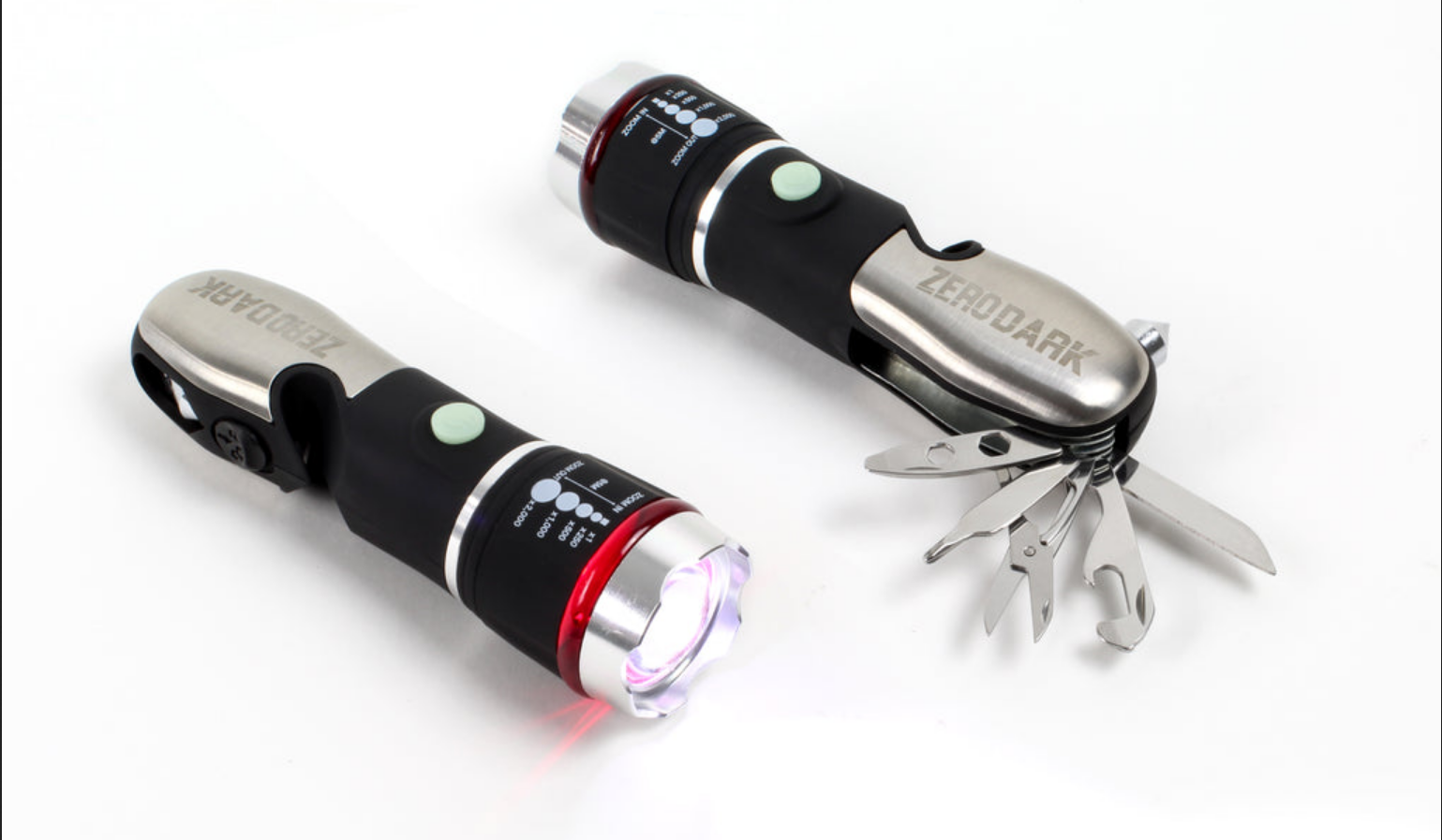 ZeroDark 5pc Tactical Stainless Steel Multi Tool Flashlight - Gallery 5