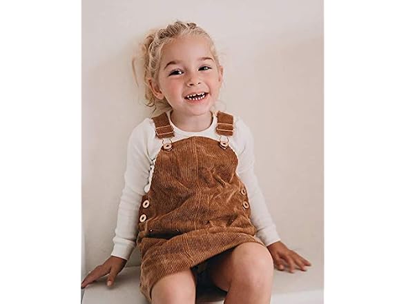 Mubineo Toddler (4T) Baby Girl Corduroy Kids Bib
