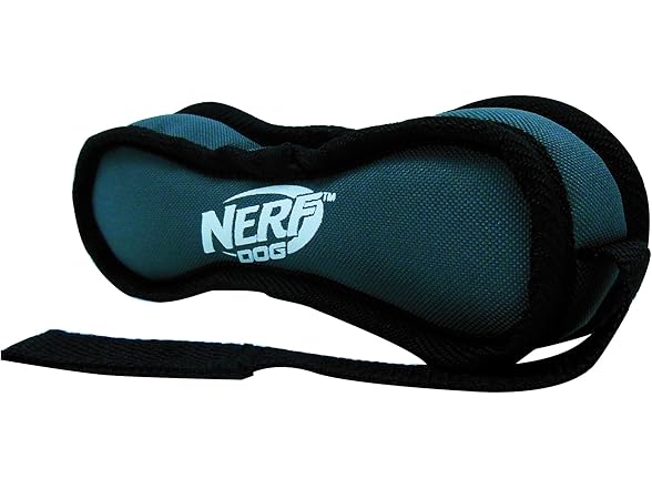 Nerf Dog Force Grip Barbell Dog Toy