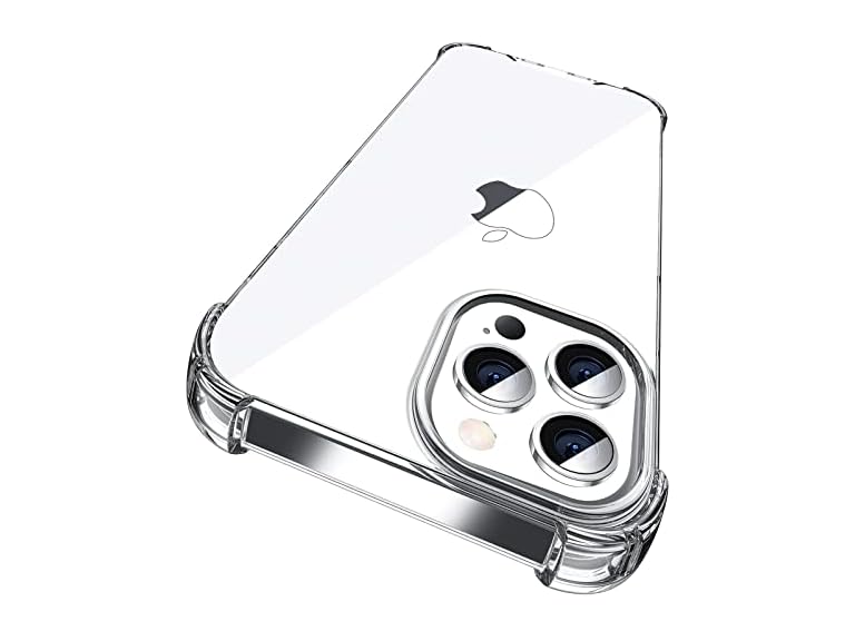 ORIbox for iPhone 12 Pro Max Case Clear with 4 Corners Shockproof Protection,iPhone 12 Pro Max Clear Case for Women Men Girls Boys Kids, Thermoplastic Polyurethane, Clear