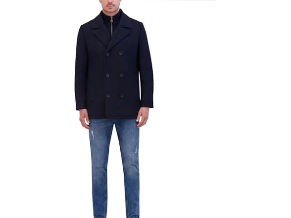 Kenneth Cole Men's Wool Top Coat