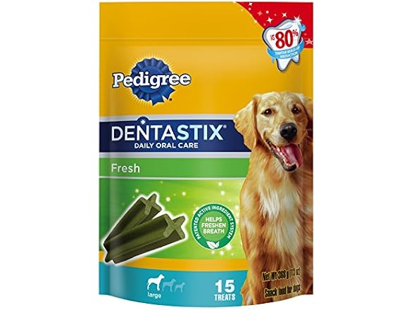 15CT Pedigree Dentastix Fresh Large Dog Treats
