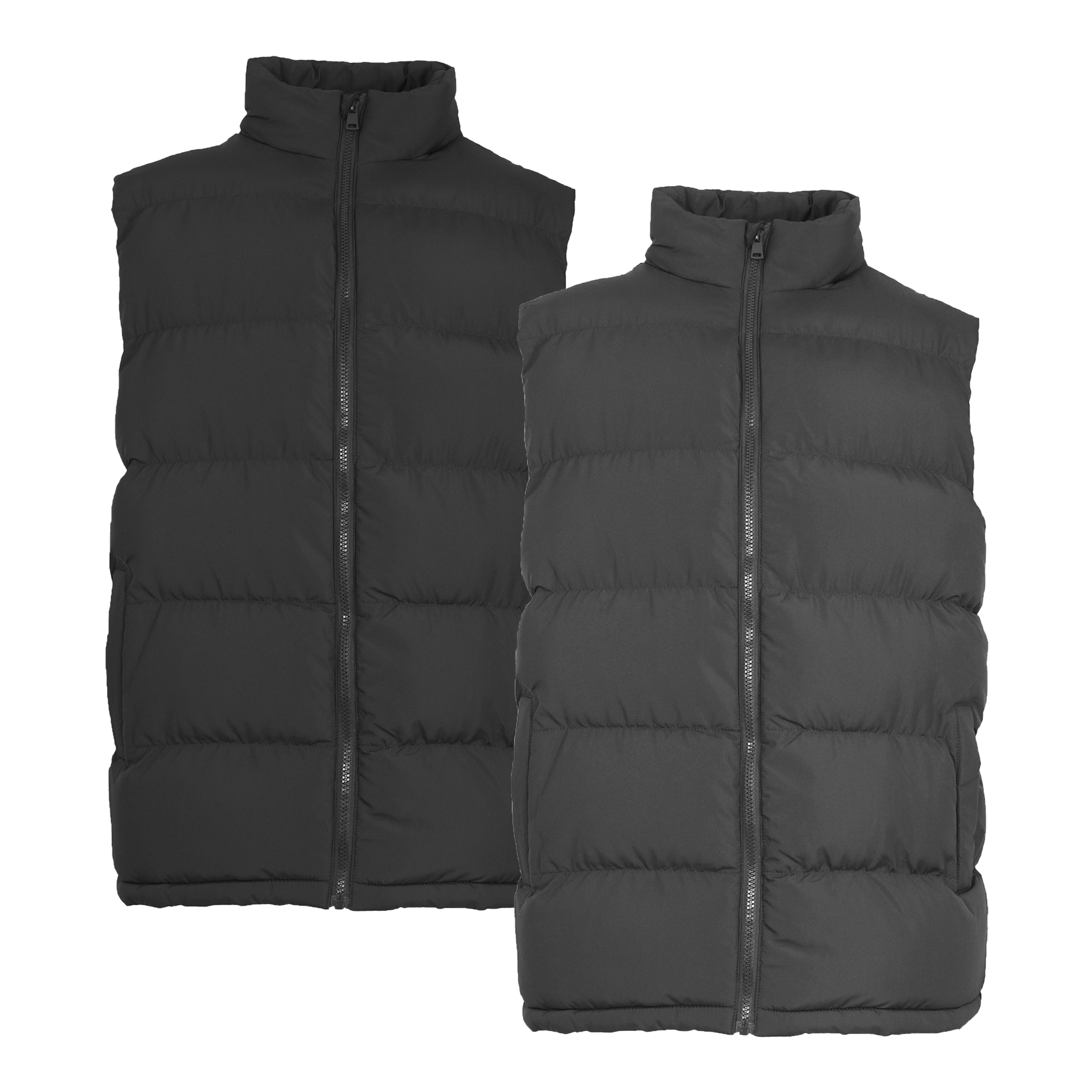 Mens Heavyweight Puffer Bubble Vest (S-2XL) - Gallery 19