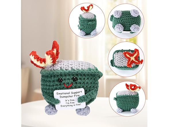 5PCS Emotional Support Dumpster Doll