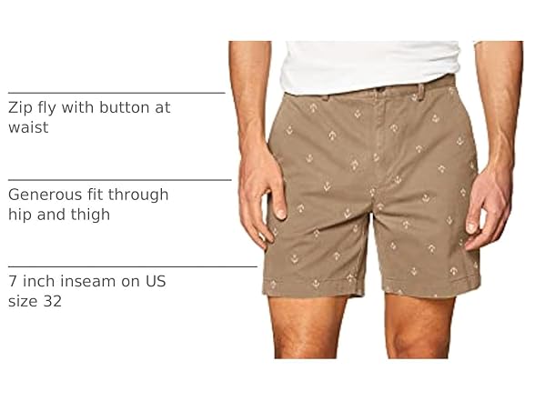 Amazon Essentials Men Classic-Fit 7" Short Shorts
