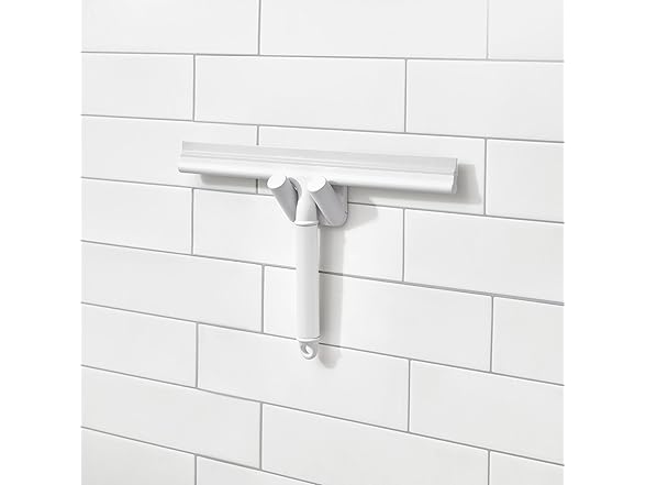 iDesign Shower Squeegee with Adhesive Hook