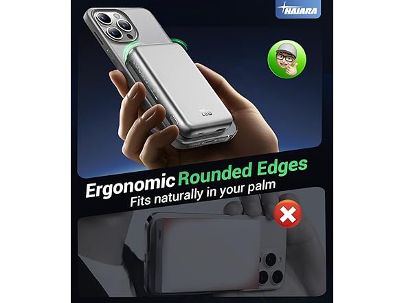 HAIARA 10000mAh Magsafe Portable Charger