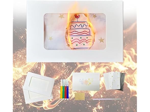 Beciez Flame Greeting Card Making Supplies