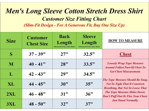 3Pk Mens L/S Stretch Dress Shirt