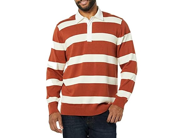 Amazon Essentials Men Rugby Sweater