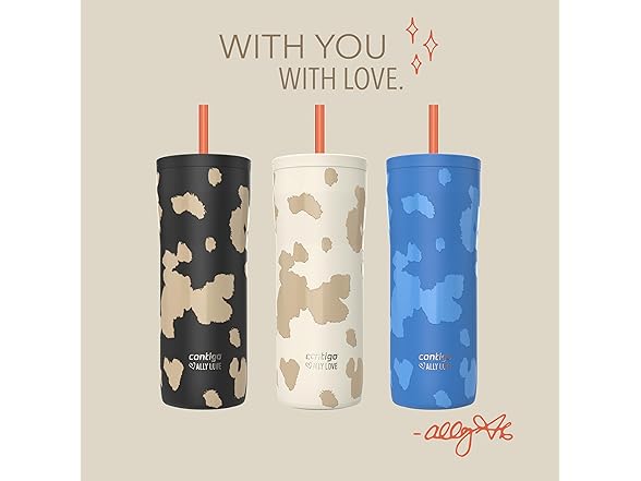 Contigo x Ally Love Streeterville Tumbler, 24oz, Stellar Jay