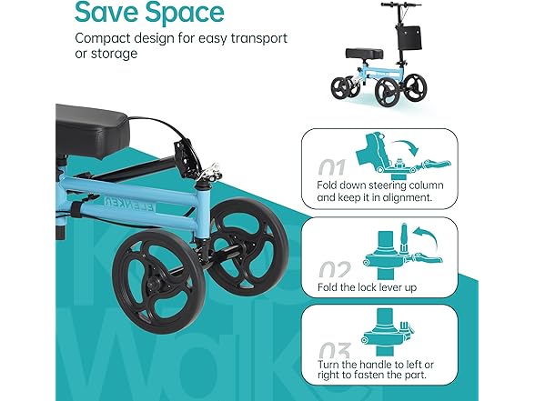 ELENKER BC2170625080005 Knee scooter