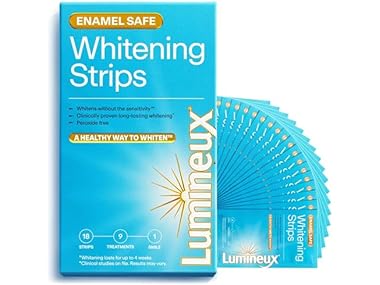 $16.99, Was $39.99, 57% Off! Lumineux Teeth Whitening Strips Kit 9 dealfomo
