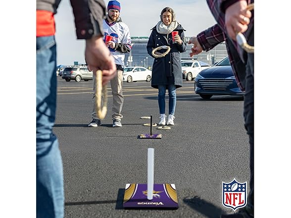 MINNESOTA VIKINGS Quoits Ring Toss Set