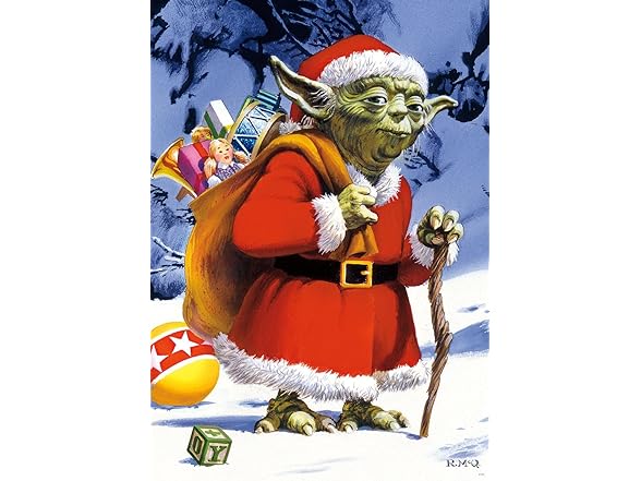 Holiday Yoda - 300 Large Piece Christmas Jigsaw Puzzle