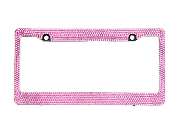 Crystal Rhinestone License Plate