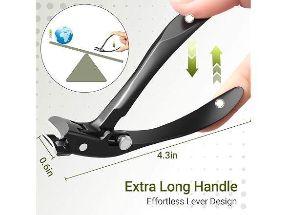 Toenail Clippers for Seniors, Long