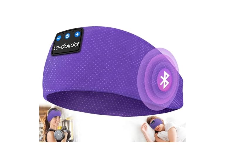LC-dolida BT 5.4 Headband Sleep Phones