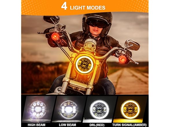 KASLIGHT  5.75 inch LED Headlight Motorcycle