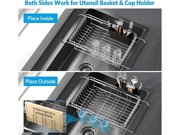 Delamu Over-the-Sink Dish Rack, Small