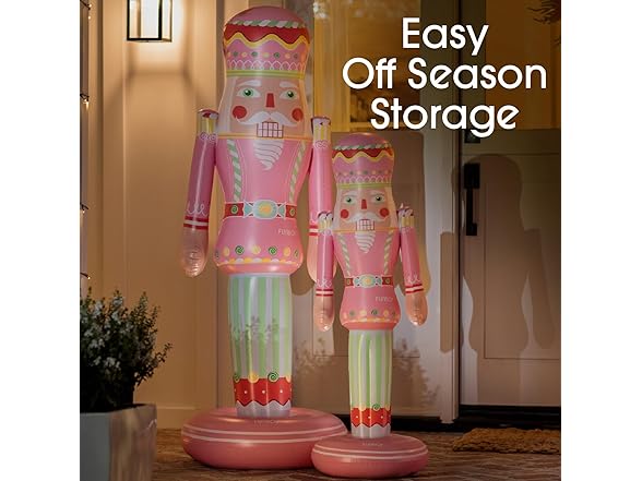 FUNBOY Pink Inflatable Nutcracker – 3.5ft