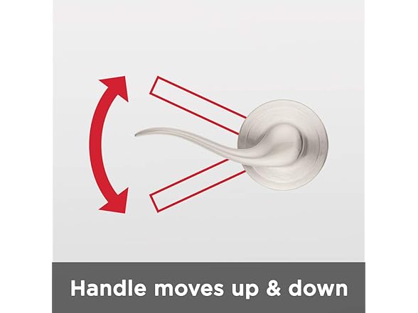 2Pk Or 3Pk Kwikset Passage Door Handle