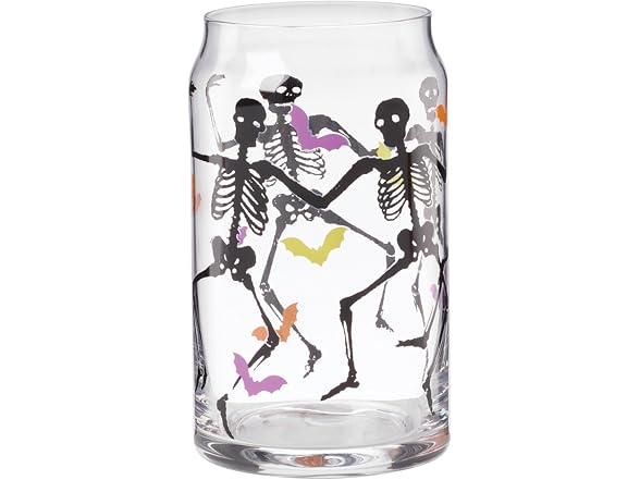 Halloween Harvest Can Cooler Glasses, Set of 12