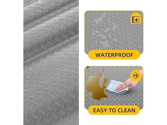 Garage Floor Mat, 2.8mm Thickness (7.5 * 17FT)