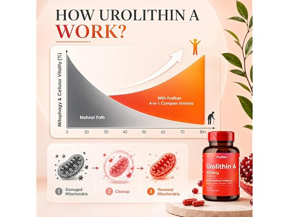 Urolithin A Supplement 1000mg with PQQ