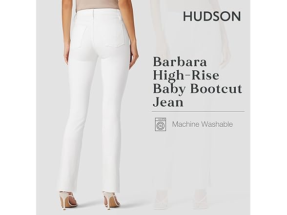 HUDSON Womens Barbara High-Rise Baby Boot Jean (34)