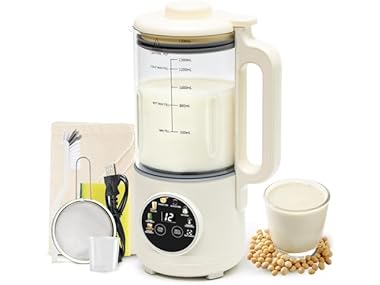 $34.99, Was $64.99, 46% Off! NestEase 8-in-1 Nut Milk Maker dealfomo