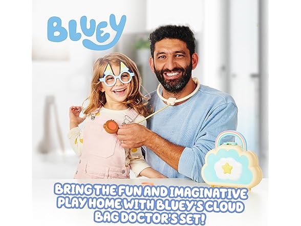 Bluey Cloud Bag Doctor Playset, Play Doctor