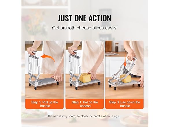 VEVOR Cheese Cutter with Wire