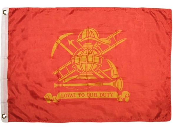 2x3 Fire Fighter Loyal to Our Duty Flag Polyester