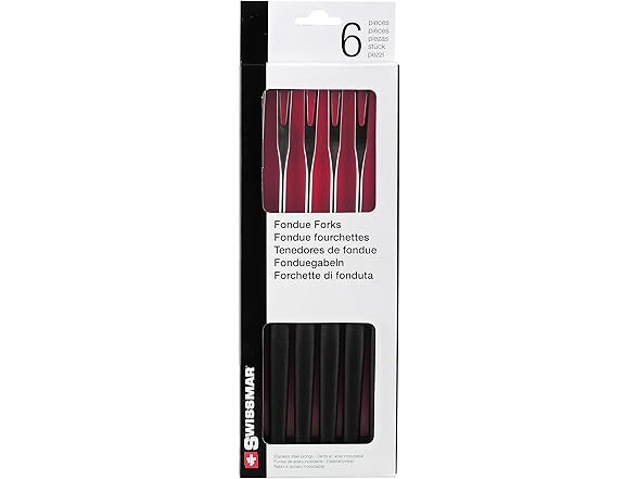 Swissmar Cheese Fondue Forks – Set of 6