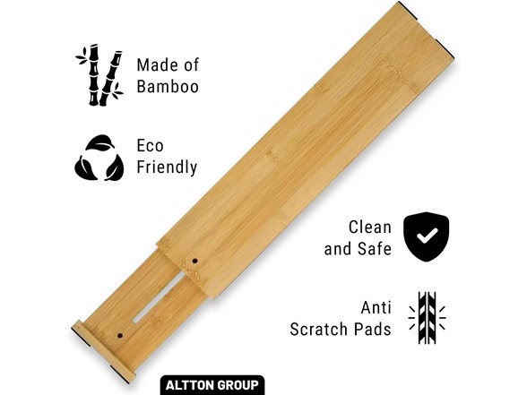 Altton Group 4" High Bamboo Drawer Dividers