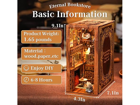 Eternal Bookstore Book nook kit