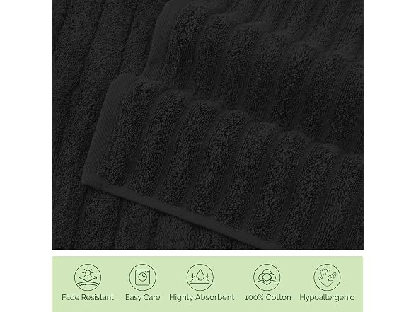 Elegant Comfort 100% Turkish Cotton Corduroy 6 Pack