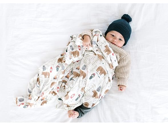 Copper Pearl Swaddle Blankets, 46" x 46"