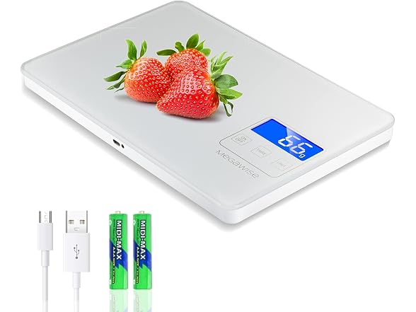 MegaWise Digital Kitchen Scale, 33lb